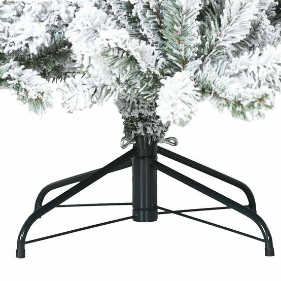 ComfortXL - Sapin de Noël Design Blanc 210 cm, Kit Lumineux 8 Modes d'Éclairage et 120 Boules – ComfortXL Outdoor Living - Image 9