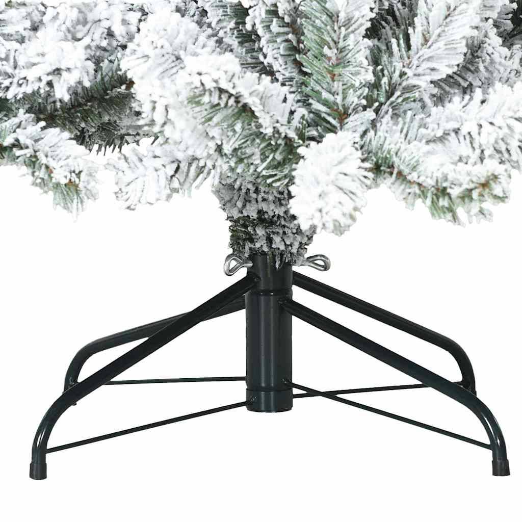 ComfortXL - Sapin de Noël Design Blanc 210 cm, Kit Lumineux 8 Modes d'Éclairage et 120 Boules – ComfortXL Outdoor Living - Image 9