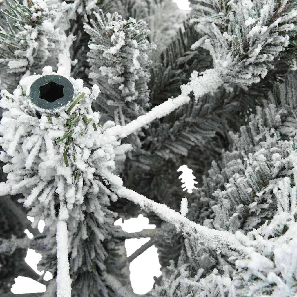 ComfortXL - Sapin de Noël Design Blanc 210 cm, Kit Lumineux 8 Modes d'Éclairage et 120 Boules – ComfortXL Outdoor Living - Image 10