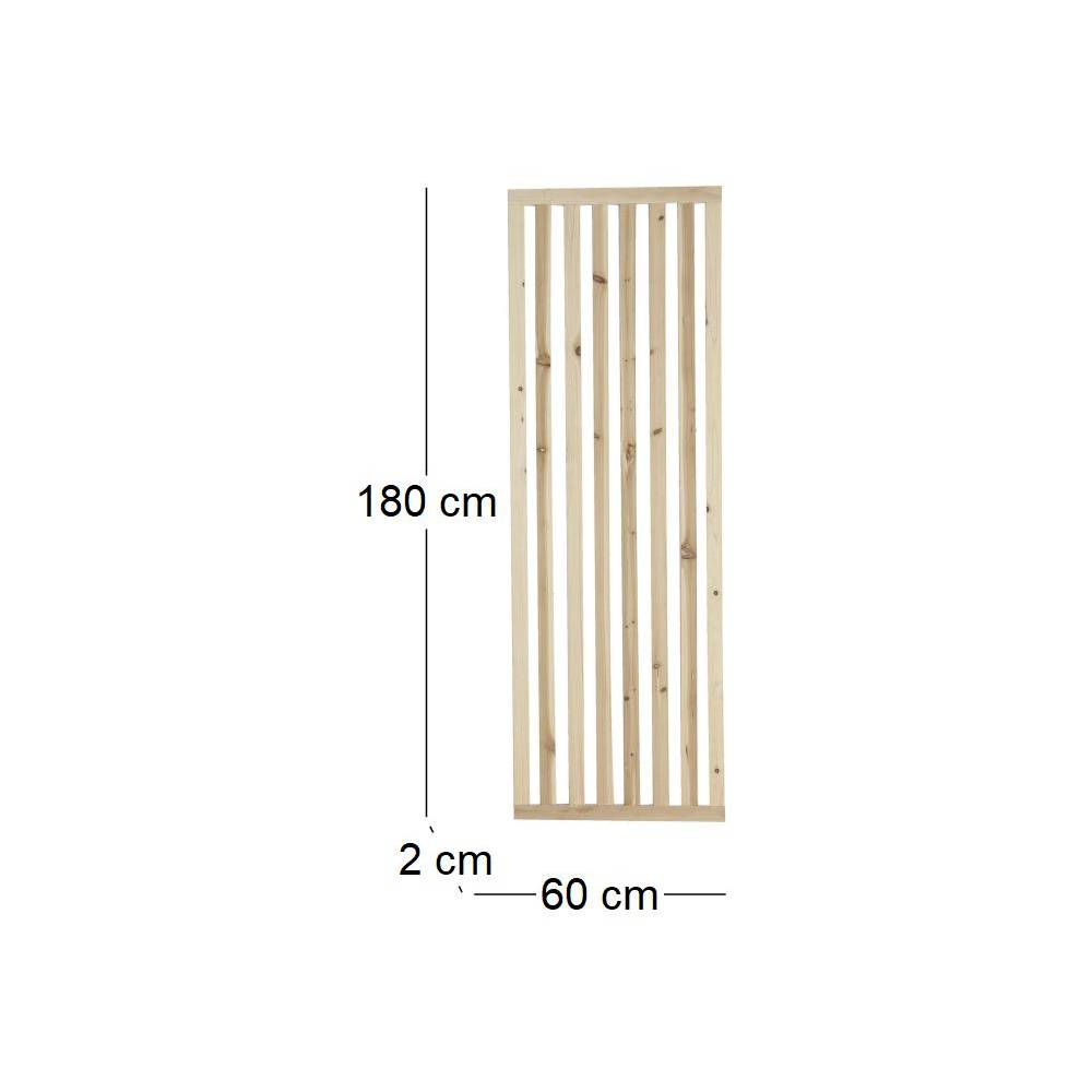 Aubry Gaspard - Panneau en latte de pin Hauteur 180cm - Imagen 3