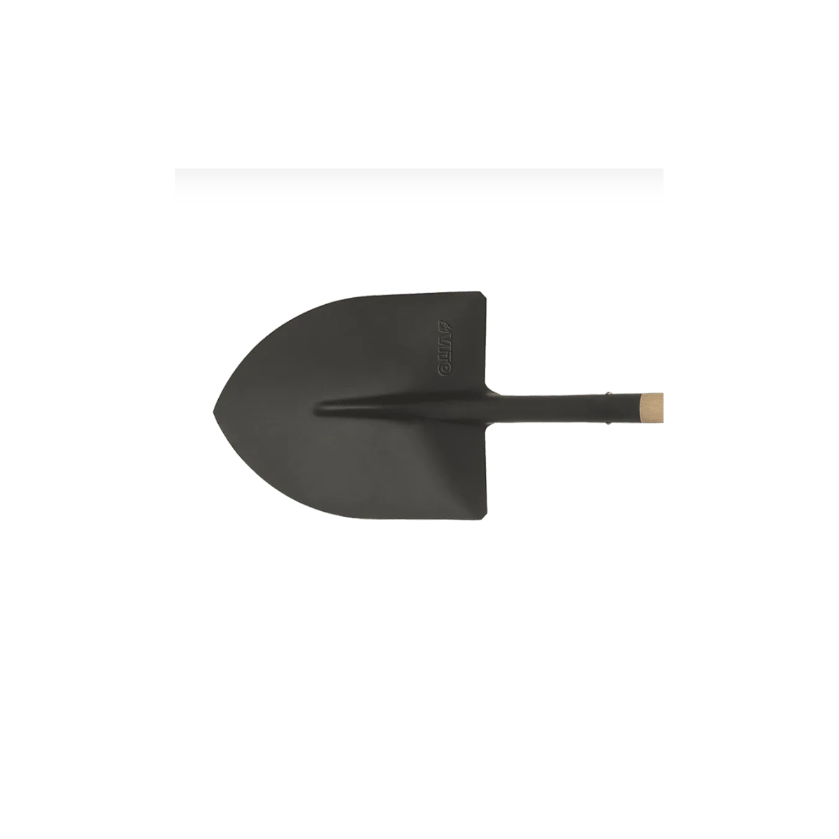 Pelle à tête ronde acier Haute qualité Manche en Bois Poignée ergonomique VITO - Imagen 3