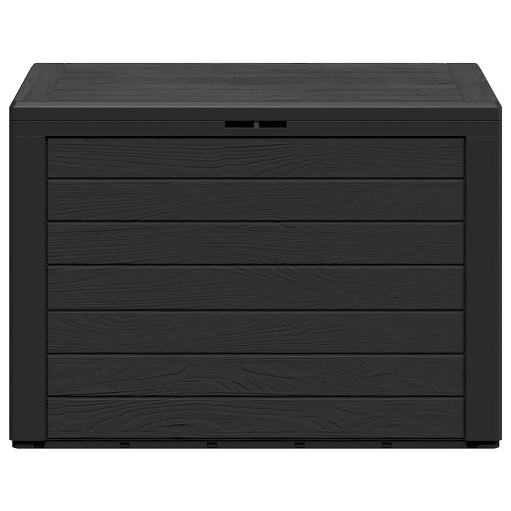 Petite Boîte de Rangement Jardin PP 190L Verrouillable pour Balcon Extérieur Anthracite 78x44x55 cm – ComfortXL Outdoor Living - Image 4
