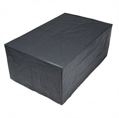 Housse de protection pour table rectangulaire et chaises de jardin, Dimensions H90 x 225 x 143 cm - Image 1