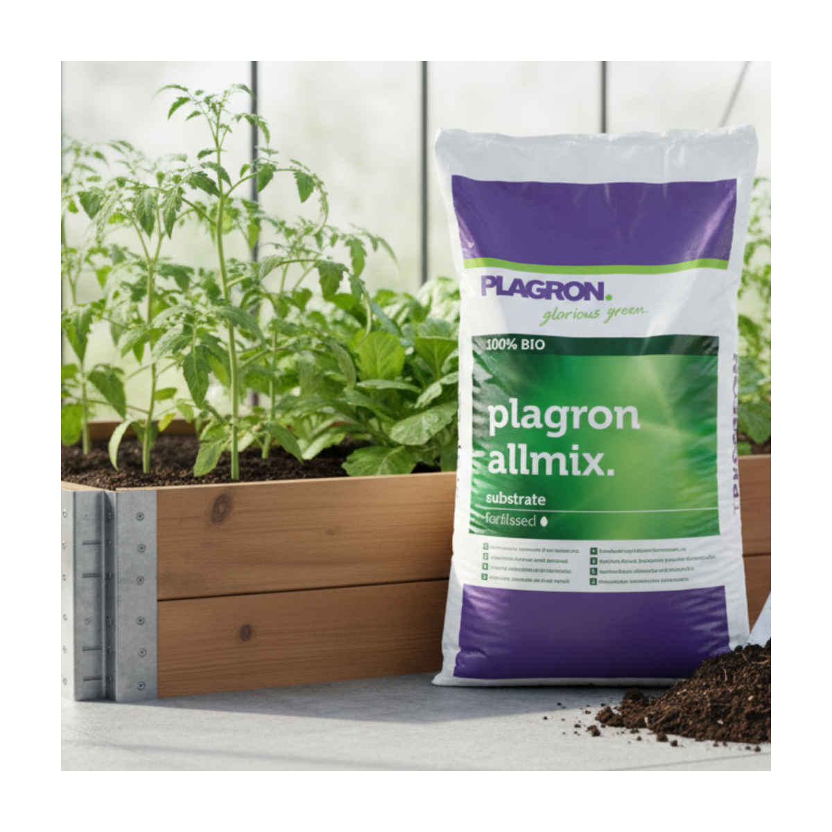 Terreau ALLMIX sac de 50 litres - PLAGRON - Image 2
