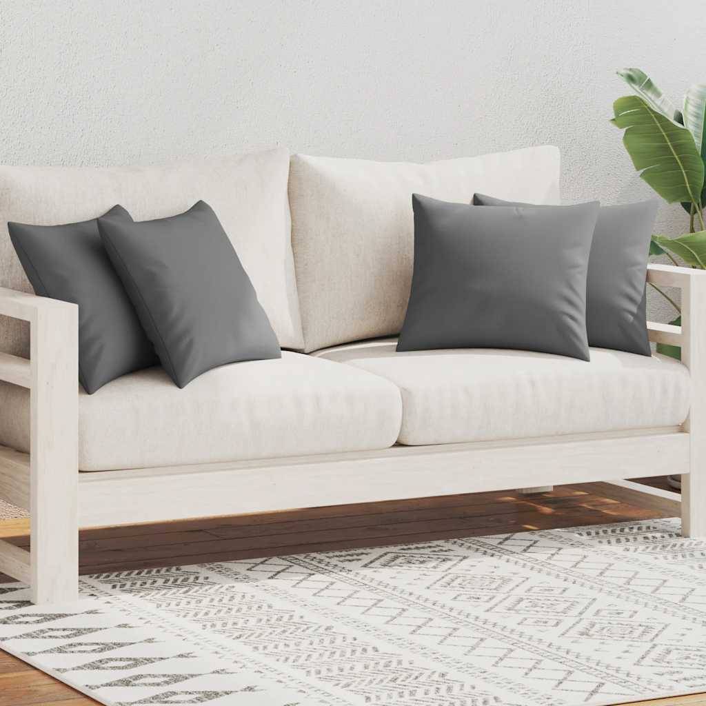 Coussin galette polyester gris  45 x 45 cm  - Prolenta premium p333.0 - Image 1