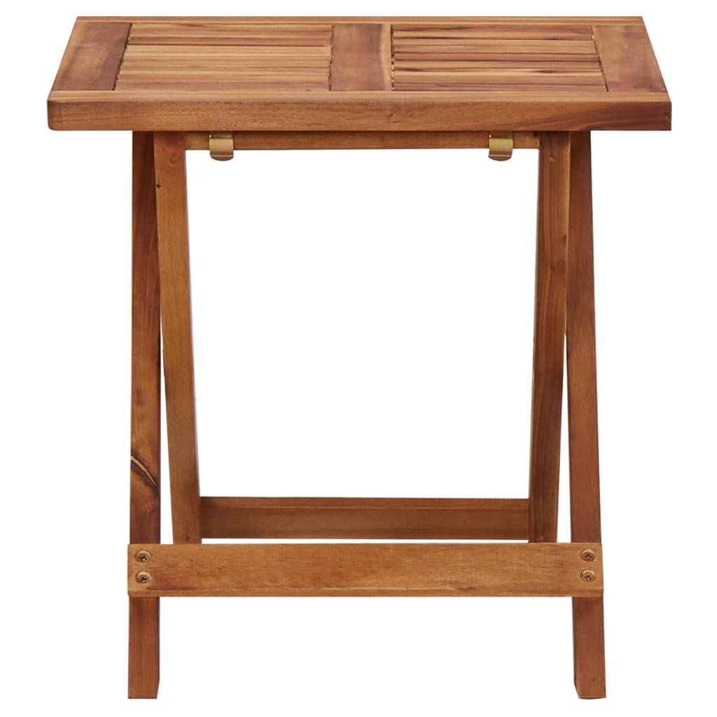2 Lits Bain Acacia Massif Table Coulissante et Basse Brun – ComfortXL Outdoor Living - Image 7