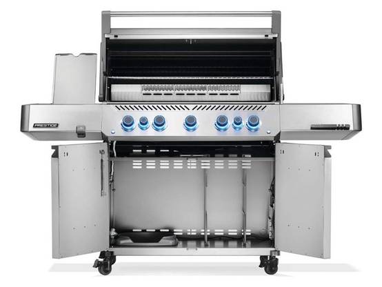 Napoleon - Barbecue à gaz Prestige 665 inox + Housse + 2 meubles de rangement tablette - Napoléon - Image 5