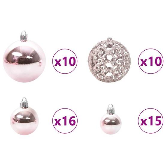 Vidaxl - Arbre de Noël artificiel slim Vert et blanc 180 cm vidaXL 3395295 - Image 8
