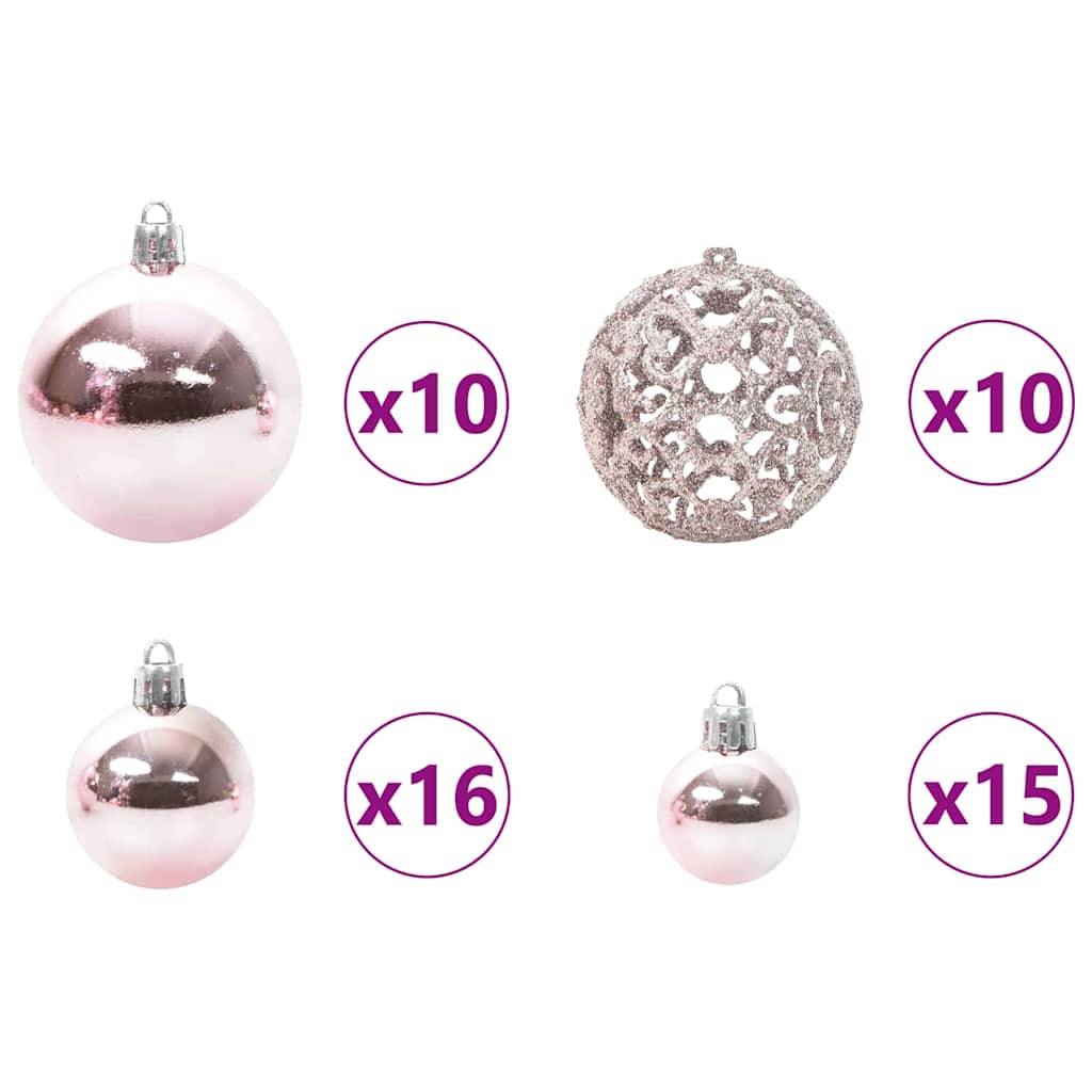 Vidaxl - Arbre de Noël artificiel slim Vert et blanc 180 cm vidaXL 3395295 - Image 8