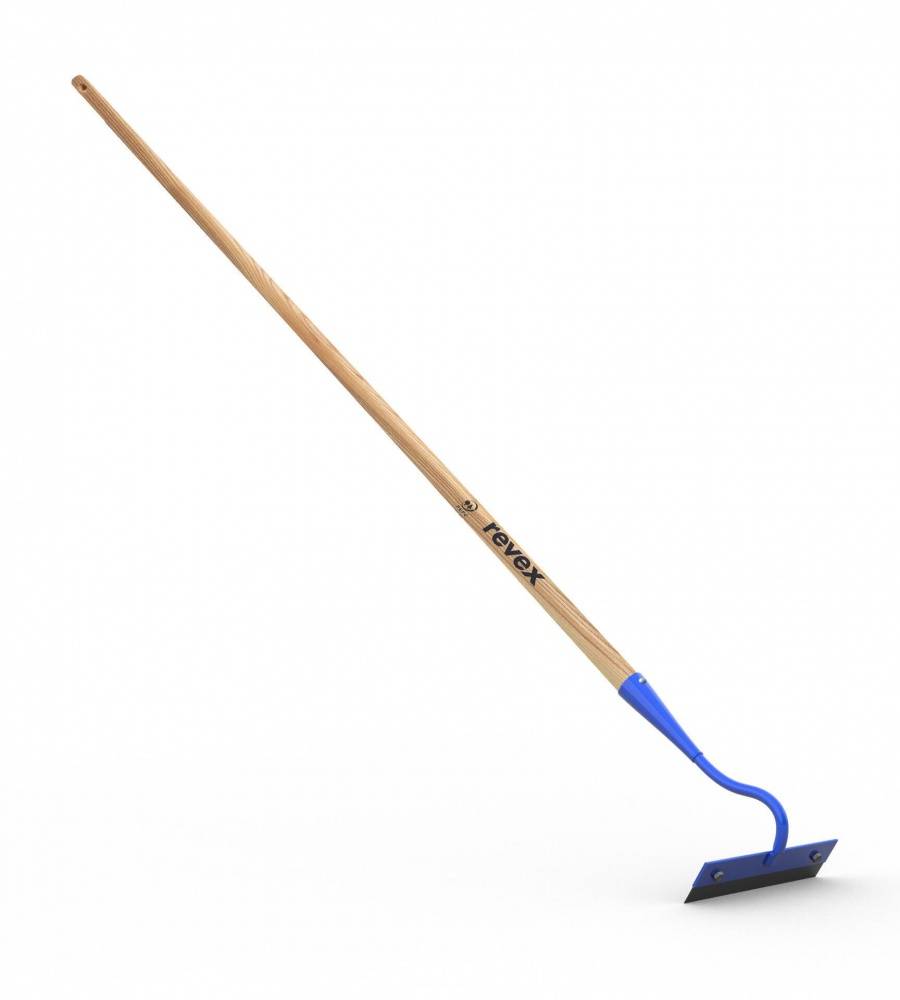 Revex - Rasette acier, REVEX, manche bois, L.150 cm