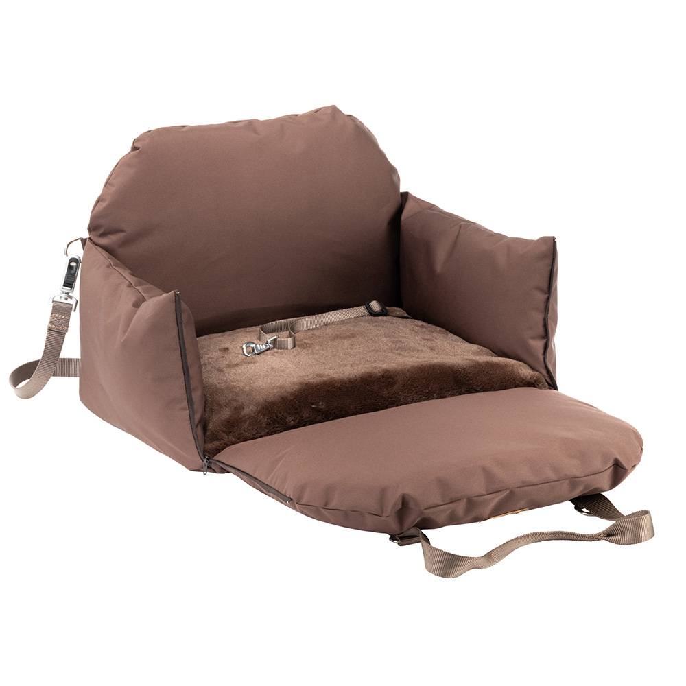 Ferplast - Ferplast Sac Transport Chien, avec Bandoulière et Poignées, Coussin Réversible, Fixation au Siège et Mousqueton Magnétique, 52 × 46 x h 35 cm, CRUISER - Imagen 8