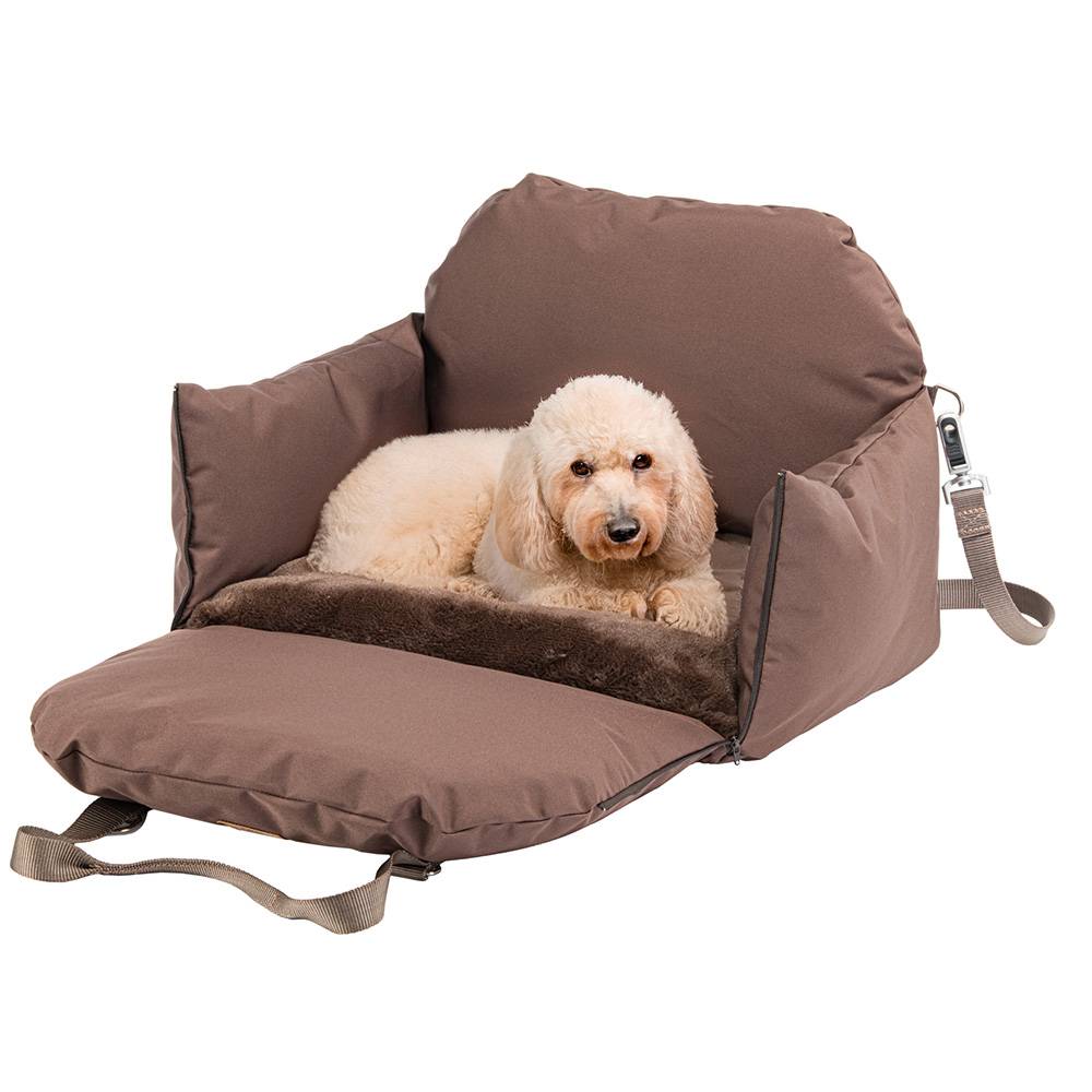 Ferplast - Ferplast Sac Transport Chien, avec Bandoulière et Poignées, Coussin Réversible, Fixation au Siège et Mousqueton Magnétique, 52 × 46 x h 35 cm, CRUISER - Imagen 7
