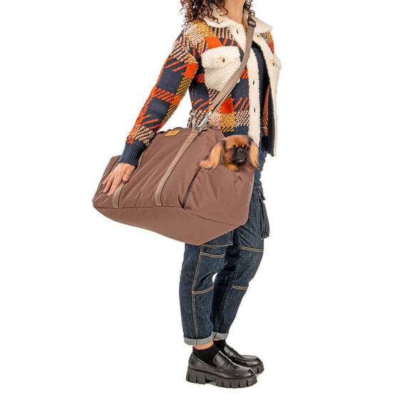 Ferplast - Ferplast Sac Transport Chien, avec Bandoulière et Poignées, Coussin Réversible, Fixation au Siège et Mousqueton Magnétique, 52 × 46 x h 35 cm, CRUISER - Imagen 3
