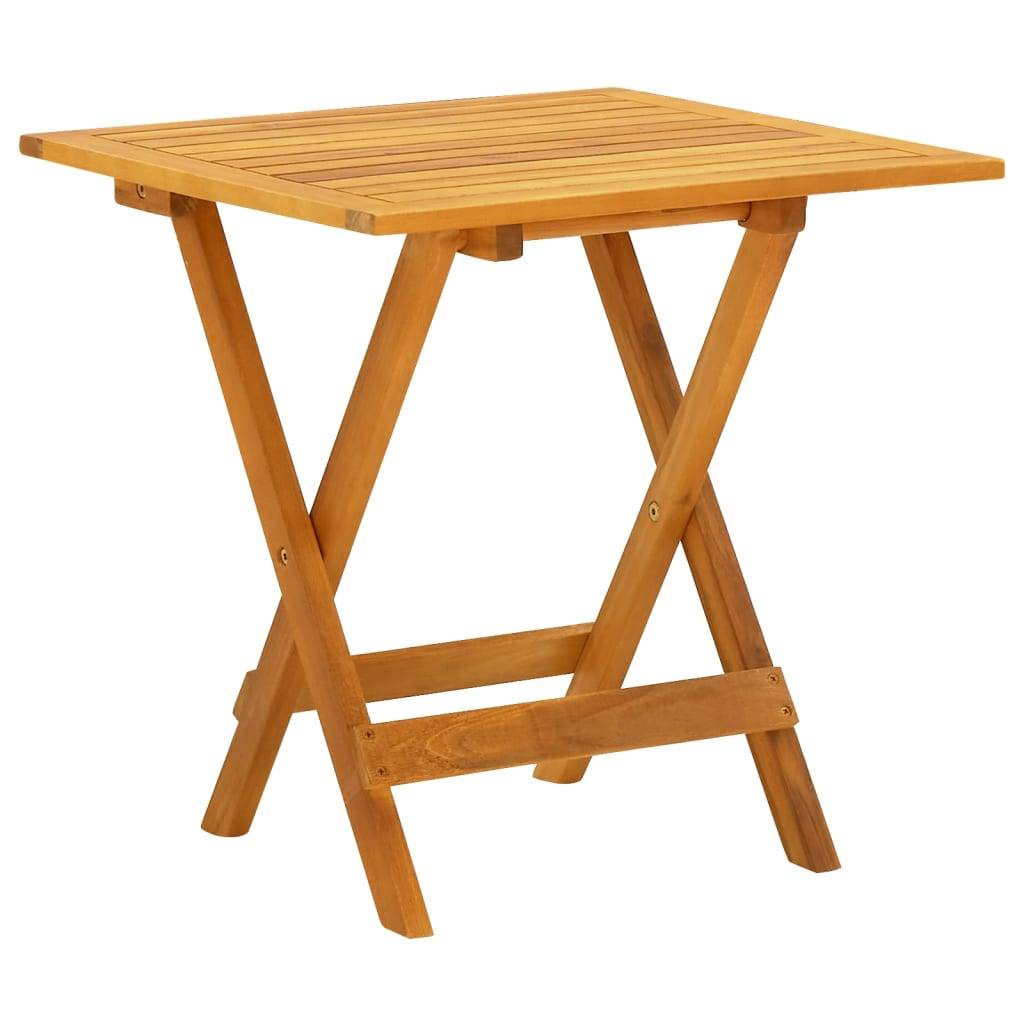 Ensemble de 3 pcs Bain de soleil - Transats - Chaises longues et repose-pieds et table Acacia solide - MEUBLE PRO - Image 6
