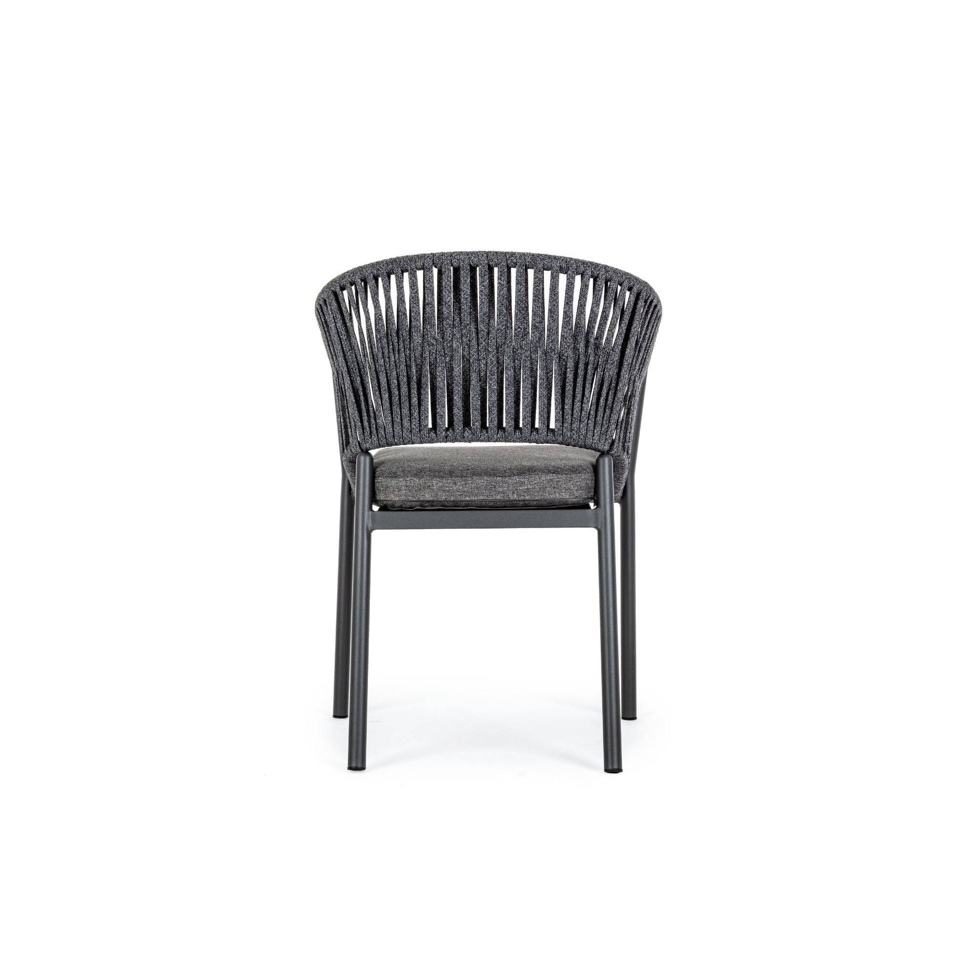 Autre - Fauteuils de jardin en métal et polypropylène (lot de 4) - CANNES - Imagen 9