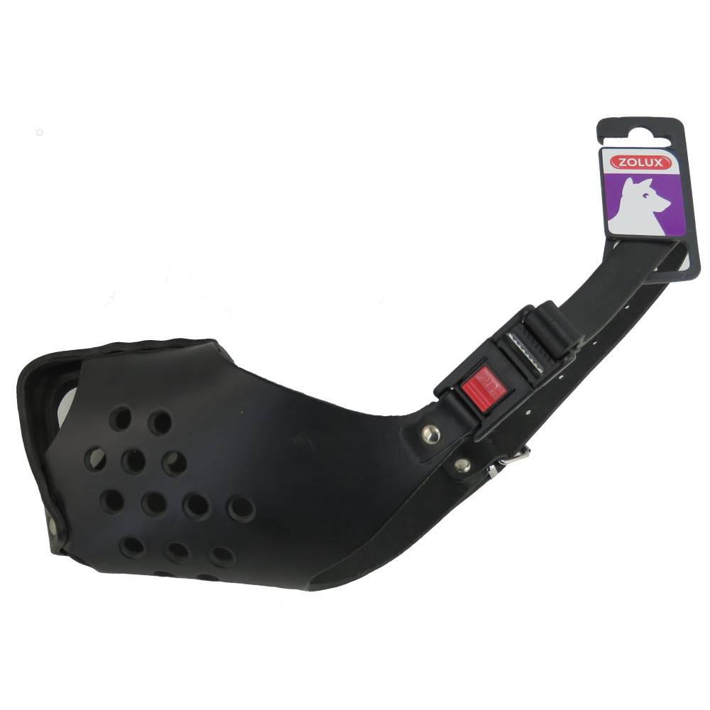 Zolux - Muselière de frappe taille 1 couleur noir pour chien - Imagen 2