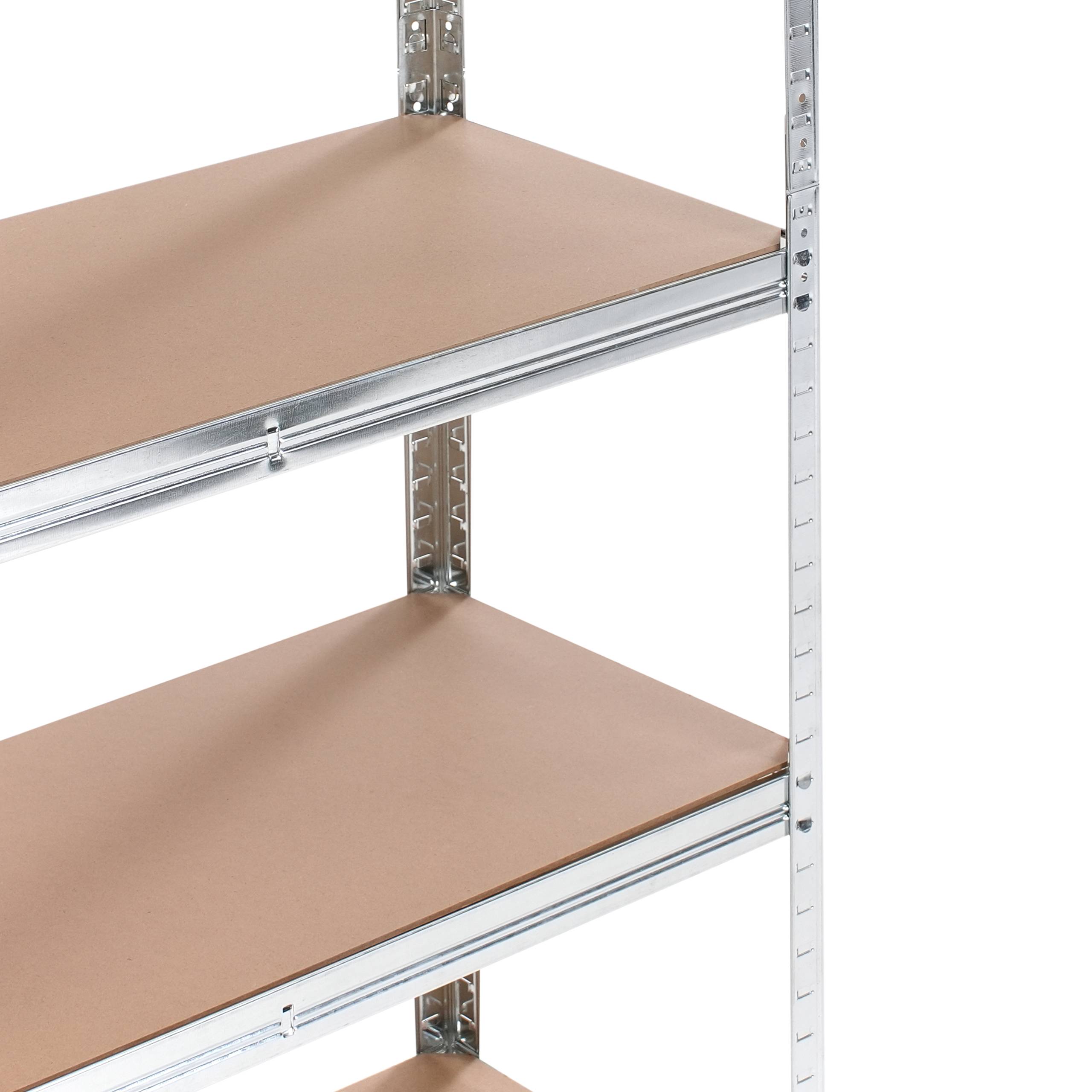 Beliani - Meuble de rangement Acier Argenté XITTA - 75x30x150- Beliani - Image 5