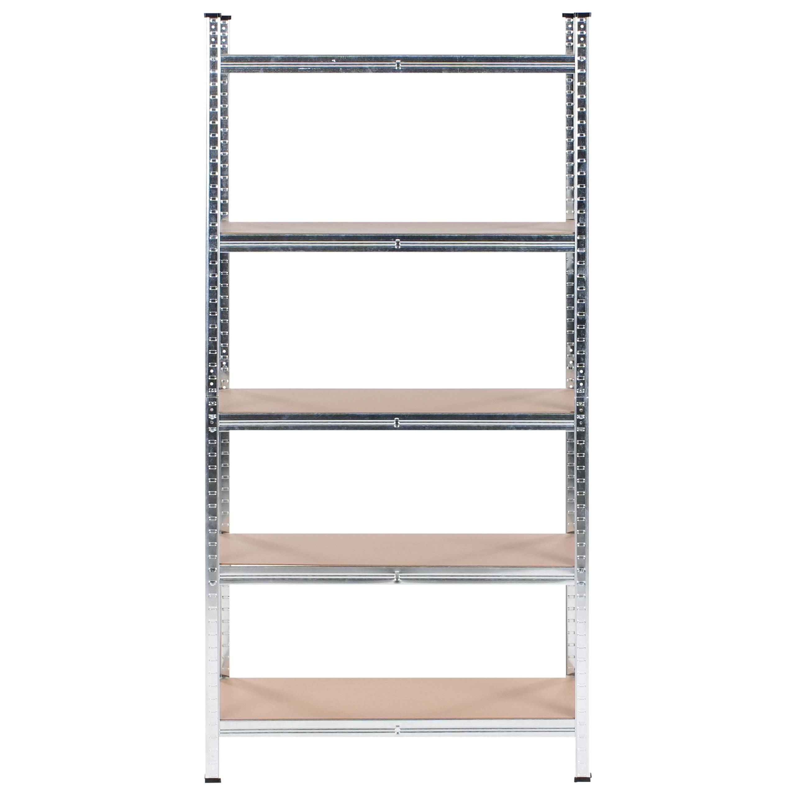 Beliani - Meuble de rangement Acier Argenté XITTA - 75x30x150- Beliani - Image 4