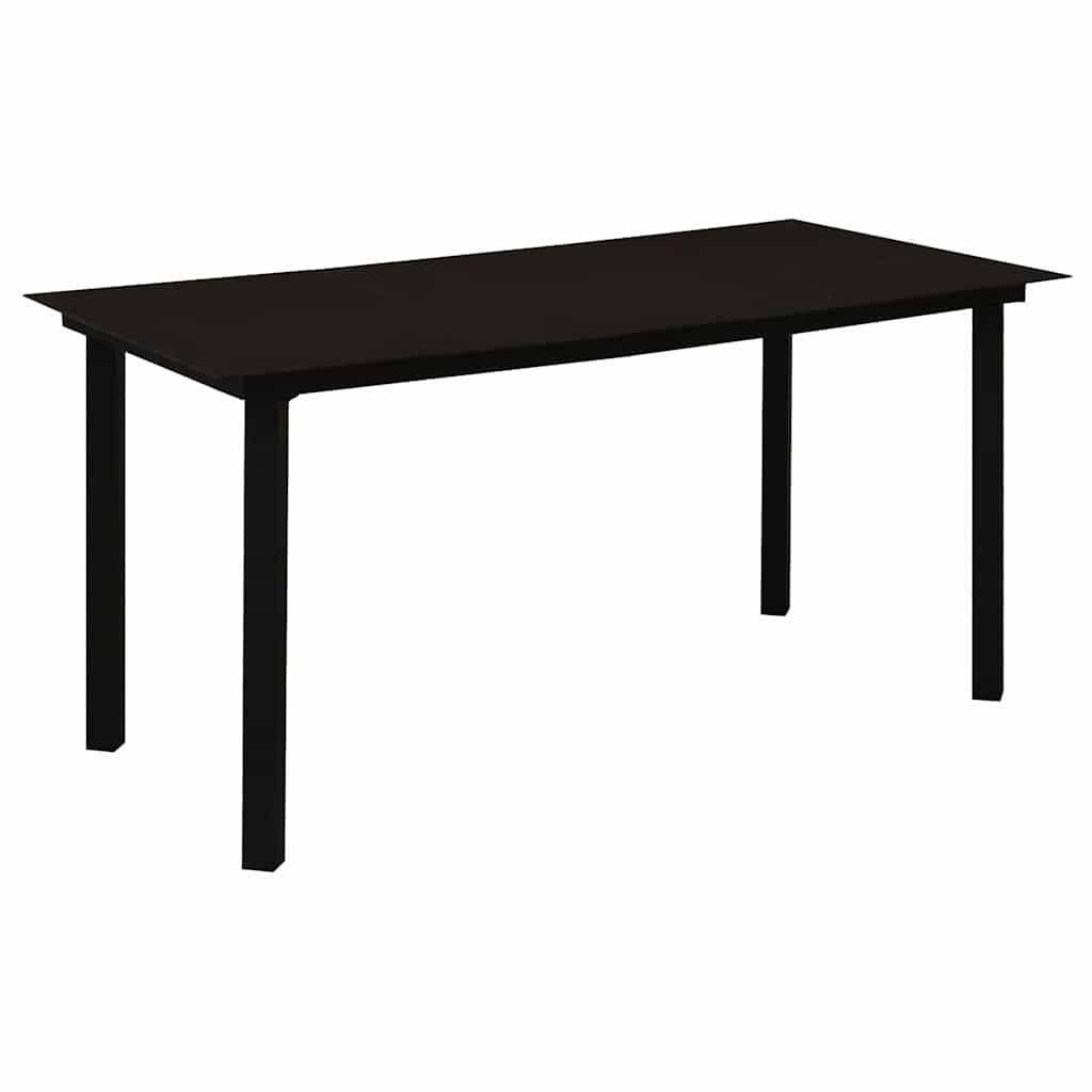 Vidaxl - Ensemble à manger de jardin 5 pcs-Salons de jardin Noir Rotin PVC 849513 - Image 7