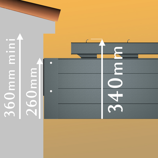 Intersun - Pergola Bioclimatique SPINELLE 4,50x6,037 M Verins à Télécommande (Gris Anthracite) - INTERSUN - Imagen 3