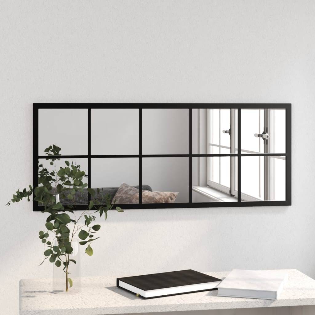 Maison Chic - Miroir mural noir 100x40 cm métal Maison Chic - Image 3
