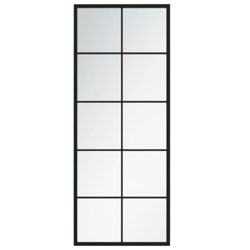 Maison Chic - Miroir mural noir 100x40 cm métal Maison Chic - Image 1