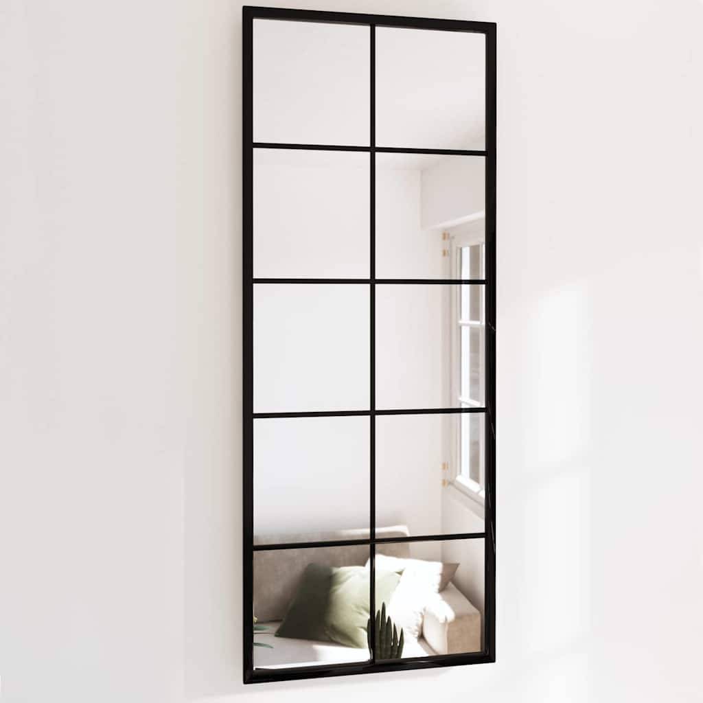 Maison Chic - Miroir mural noir 100x40 cm métal Maison Chic - Image 2