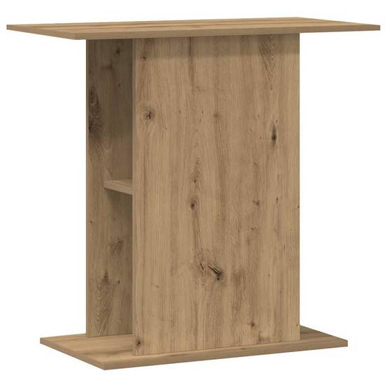 Meuble d'aquarium Bois d'Ingénierie Chêne avec Stockage Ouvert 36x75x72,5 cm - ComfortXL Outdoor Living - Image 2