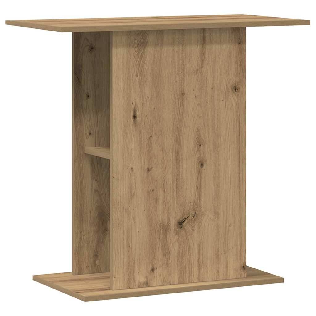 Meuble d'aquarium Bois d'Ingénierie Chêne avec Stockage Ouvert 36x75x72,5 cm - ComfortXL Outdoor Living - Image 6