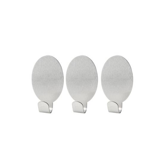 Lot de 3 crochets adhésifs universels ovales Fackelmann Tecno - Image 1