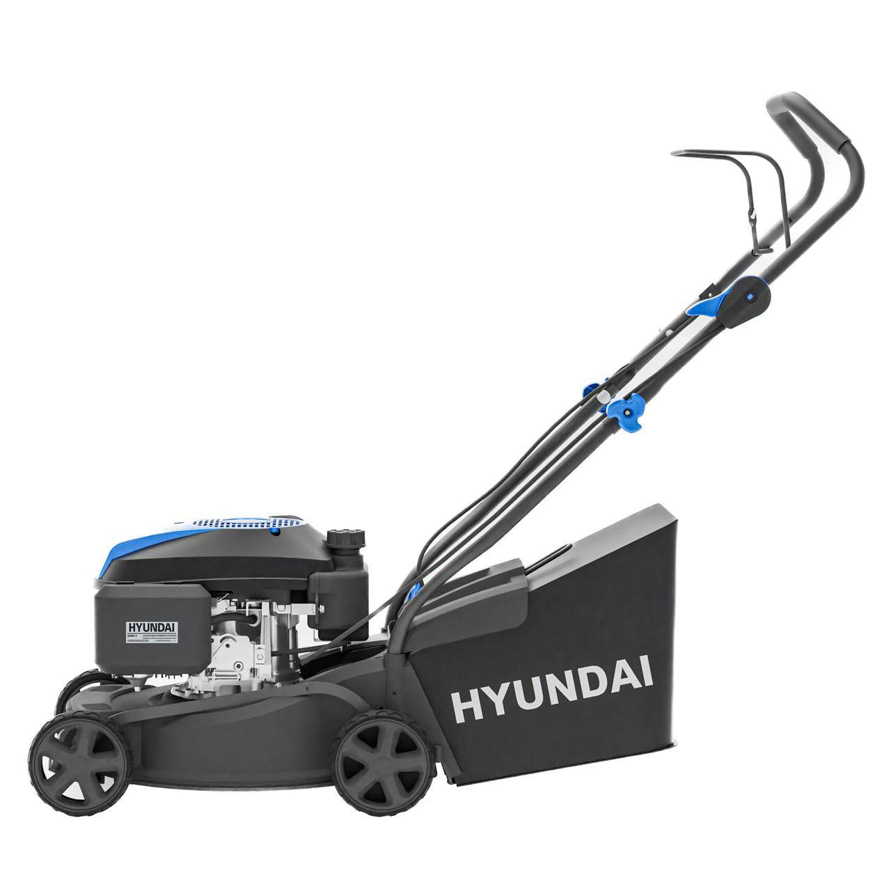 Hyundai - Tondeuse à Gazon Thermique 40 cm 139 cm3 3,7 CV Bac 40 L Poussée Hyundai - Image 4