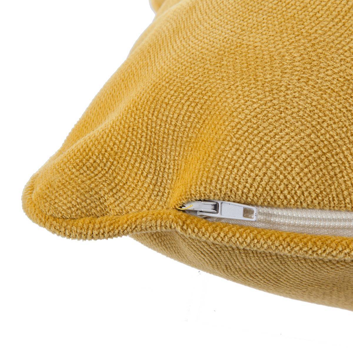 Atmosphera - Coussin "LILOU" coton jaune 30x50cm - Atmosphera Créateur d'intérieur - Imagen 3