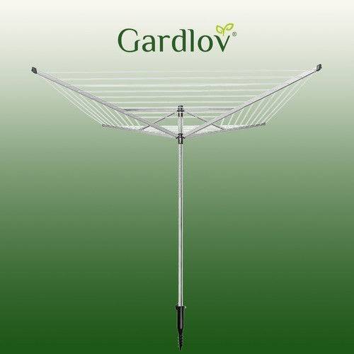 Importdistrib - Etendoir séchoir a linge parapluie 50M pliable + ancrage IMPORTDISTRIB - Imagen 9
