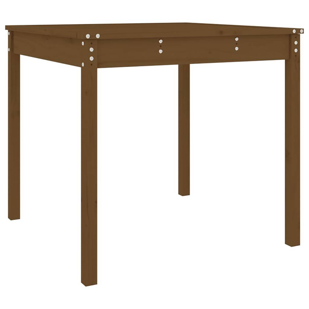 ComfortXL - Table Carrée pour Terrasse 82,5cm en Bois de Pin Massif Finition Marron Miel – ComfortXL Outdoor Living - Image 2