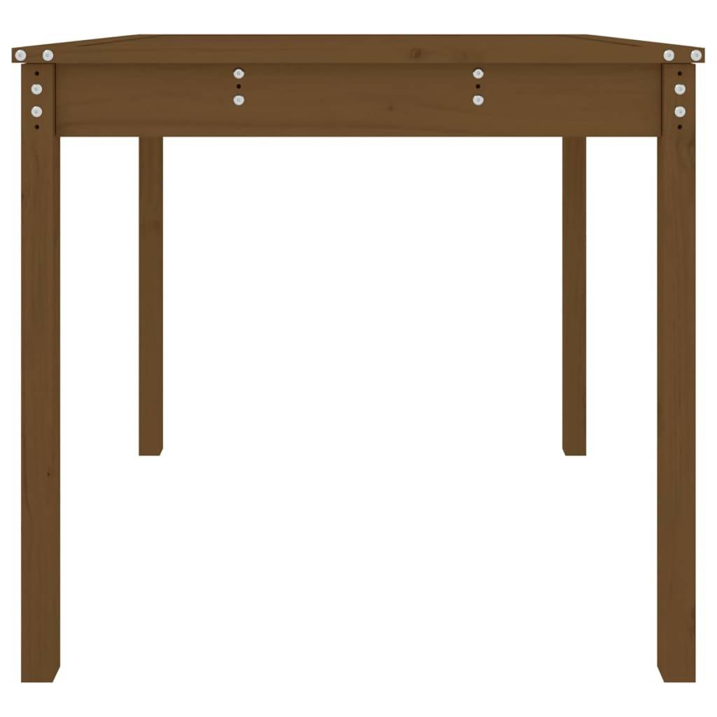 ComfortXL - Table Carrée pour Terrasse 82,5cm en Bois de Pin Massif Finition Marron Miel – ComfortXL Outdoor Living - Image 5