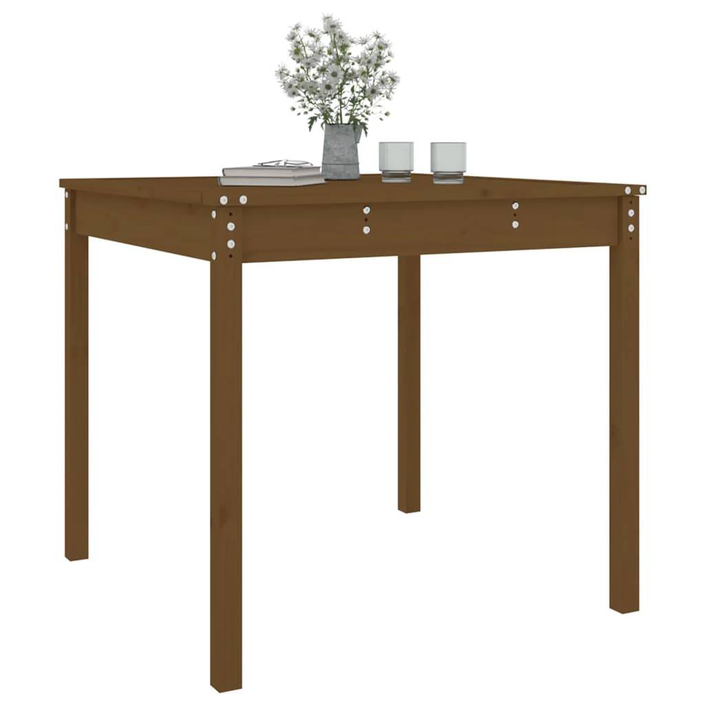 ComfortXL - Table Carrée pour Terrasse 82,5cm en Bois de Pin Massif Finition Marron Miel – ComfortXL Outdoor Living - Image 4