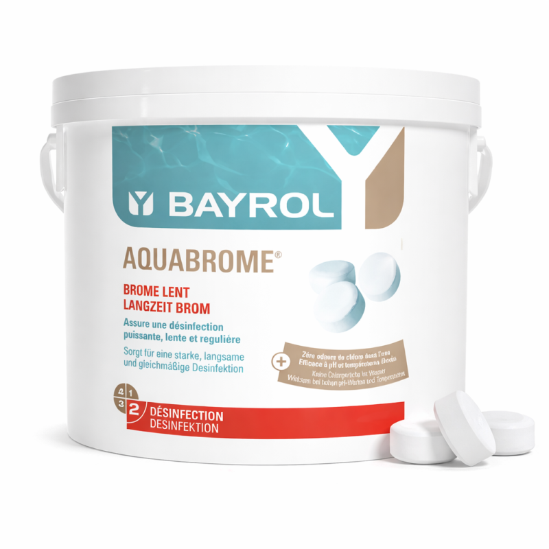 Brome Bayrol Aquabrome pastilles 20 g. désinfection piscine - 10 kg - Image 1
