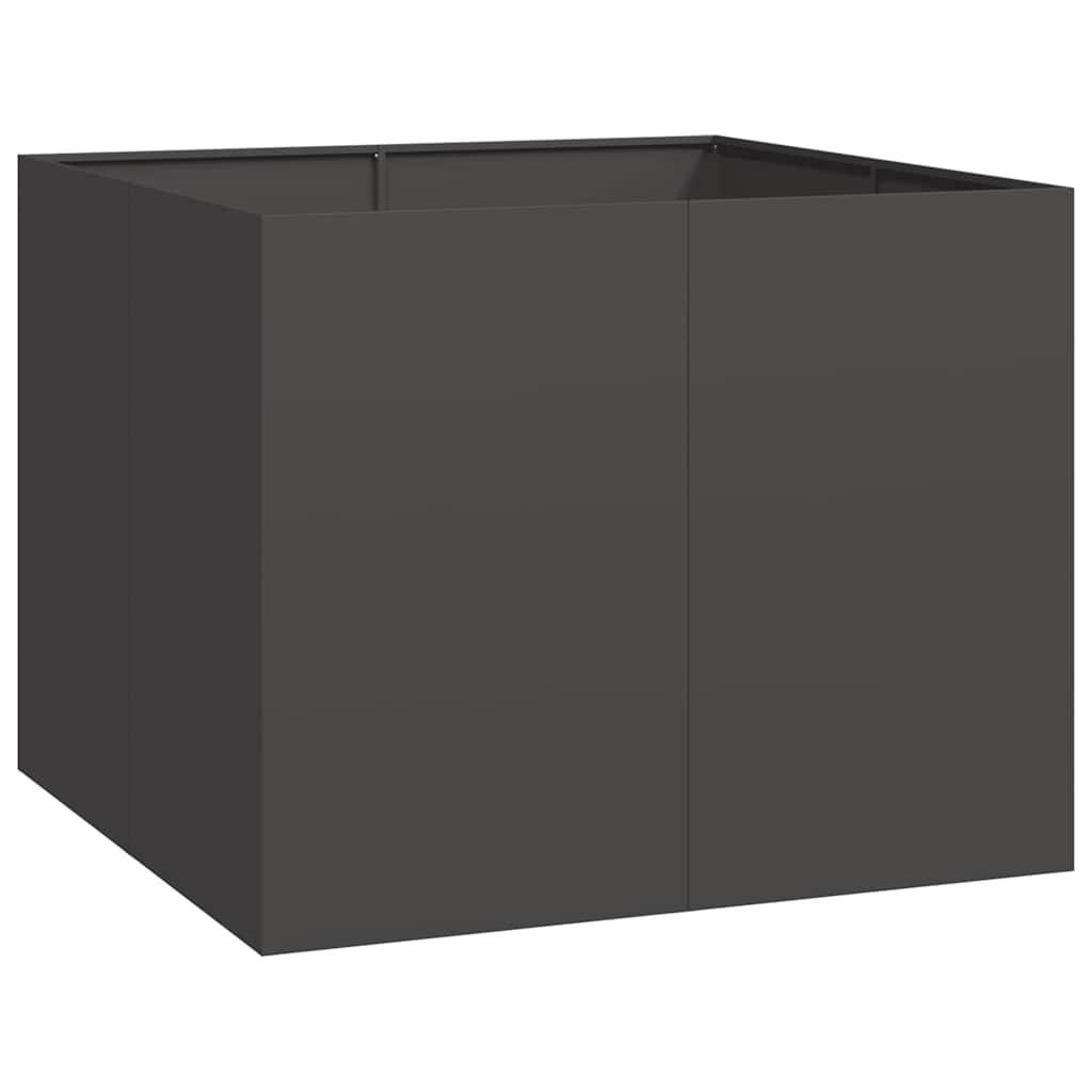 ComfortXL - Très Haut Potager Carré Acier Noir pour Jardin 100x100x80 cm – ComfortXL Outdoor Living - Image 2