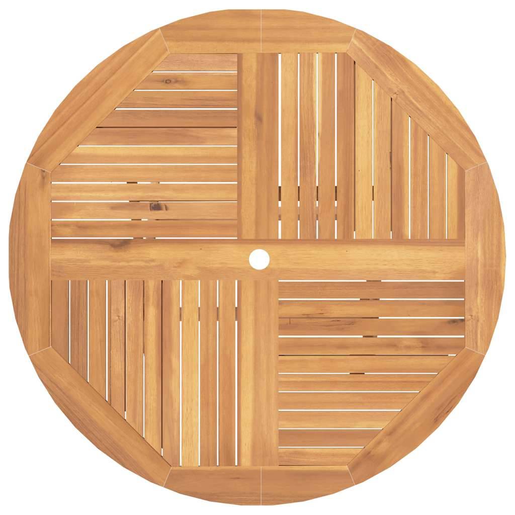 PANGIVO - Table Pliable de Jardin Ø 110 x 75 cm Bois Massif de Teck - PANGIVO - Image 6