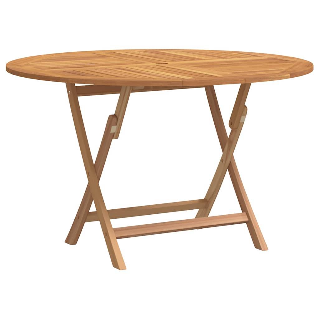 PANGIVO - Table Pliable de Jardin Ø 110 x 75 cm Bois Massif de Teck - PANGIVO - Image 2