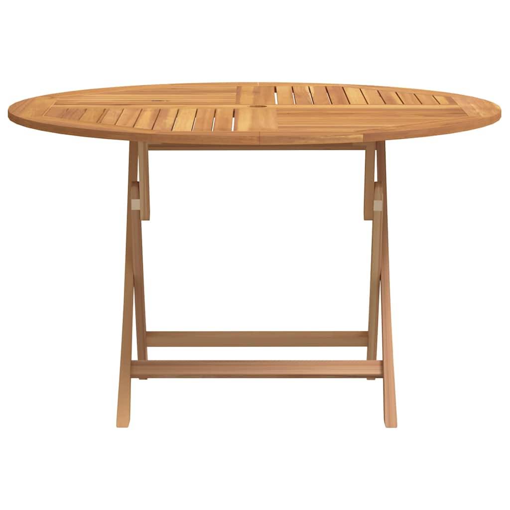 PANGIVO - Table Pliable de Jardin Ø 110 x 75 cm Bois Massif de Teck - PANGIVO - Image 3