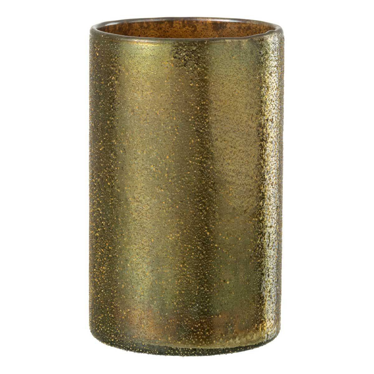 Photophore Miroir en Verre "Anton" 12cm Or - Image 1