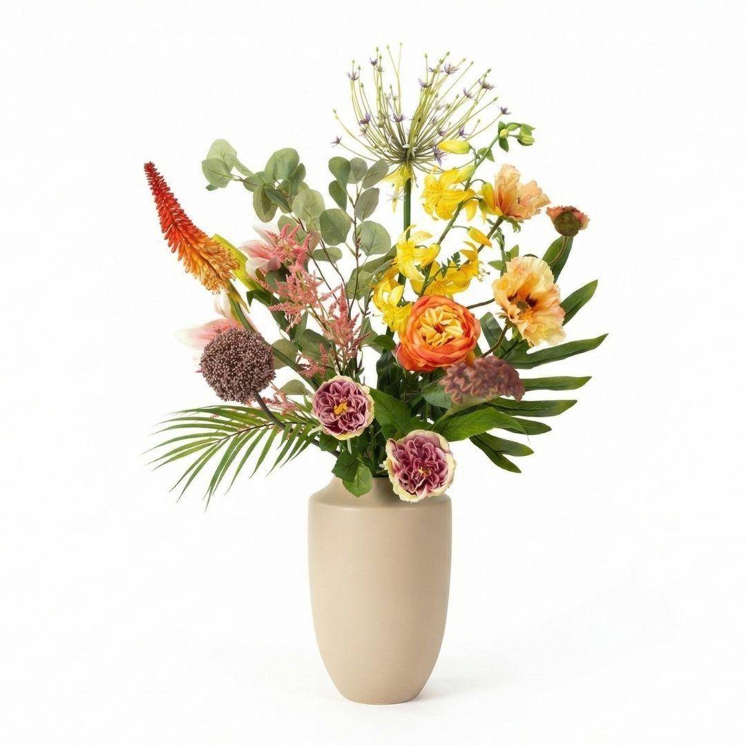 PANGIVO - Bouquet de fleurs artificielles plastique multicolore 30 x 30 x 105 cm - PANGIVO - Image 2