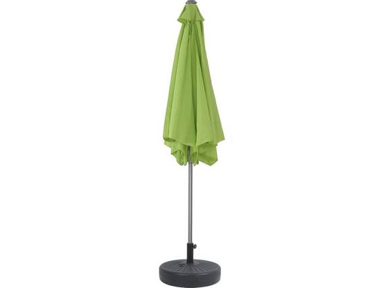 Parasol Jardin Droit Alu "sol" - Rond - ø 3m - Vert - Avec Pied à Lester -habitat Et Jardin - Image 2