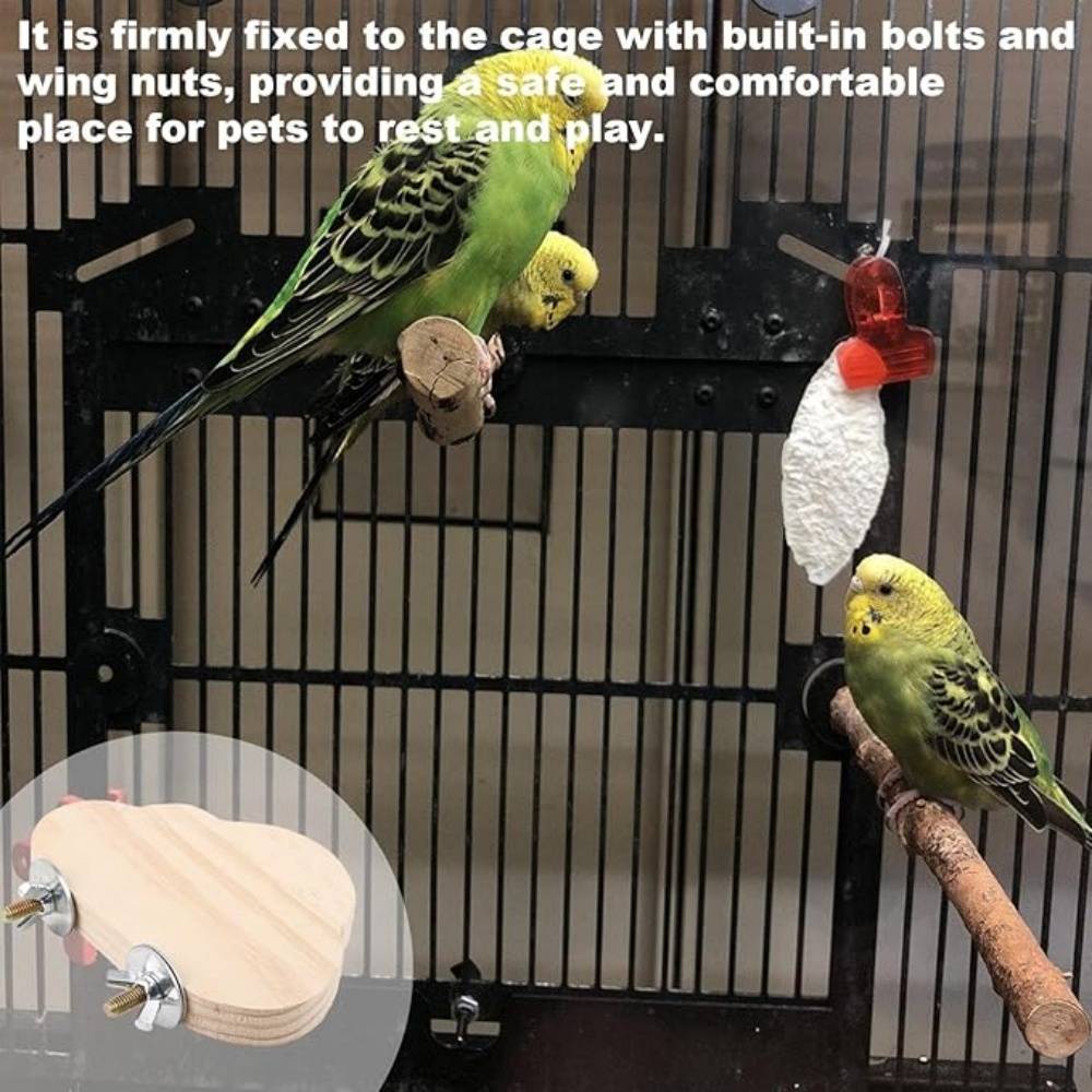 DtopbuyAge - Perchoir en Bois Pour Cage d'Oiseaux Jouet - Image 2