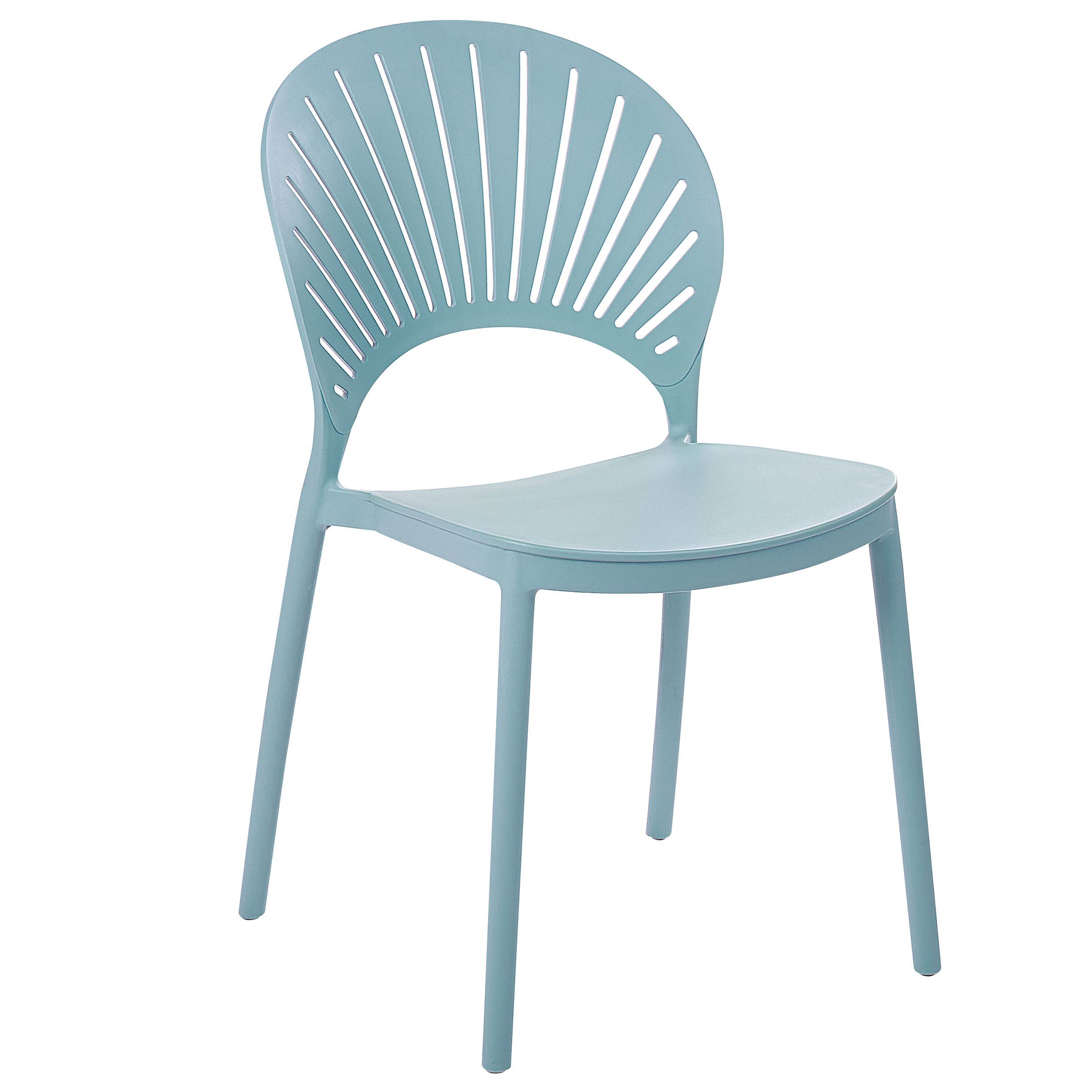 Beliani - Chaise de salle à manger Polypropylène Bleu clair OSTIA - Beliani - Imagen 4