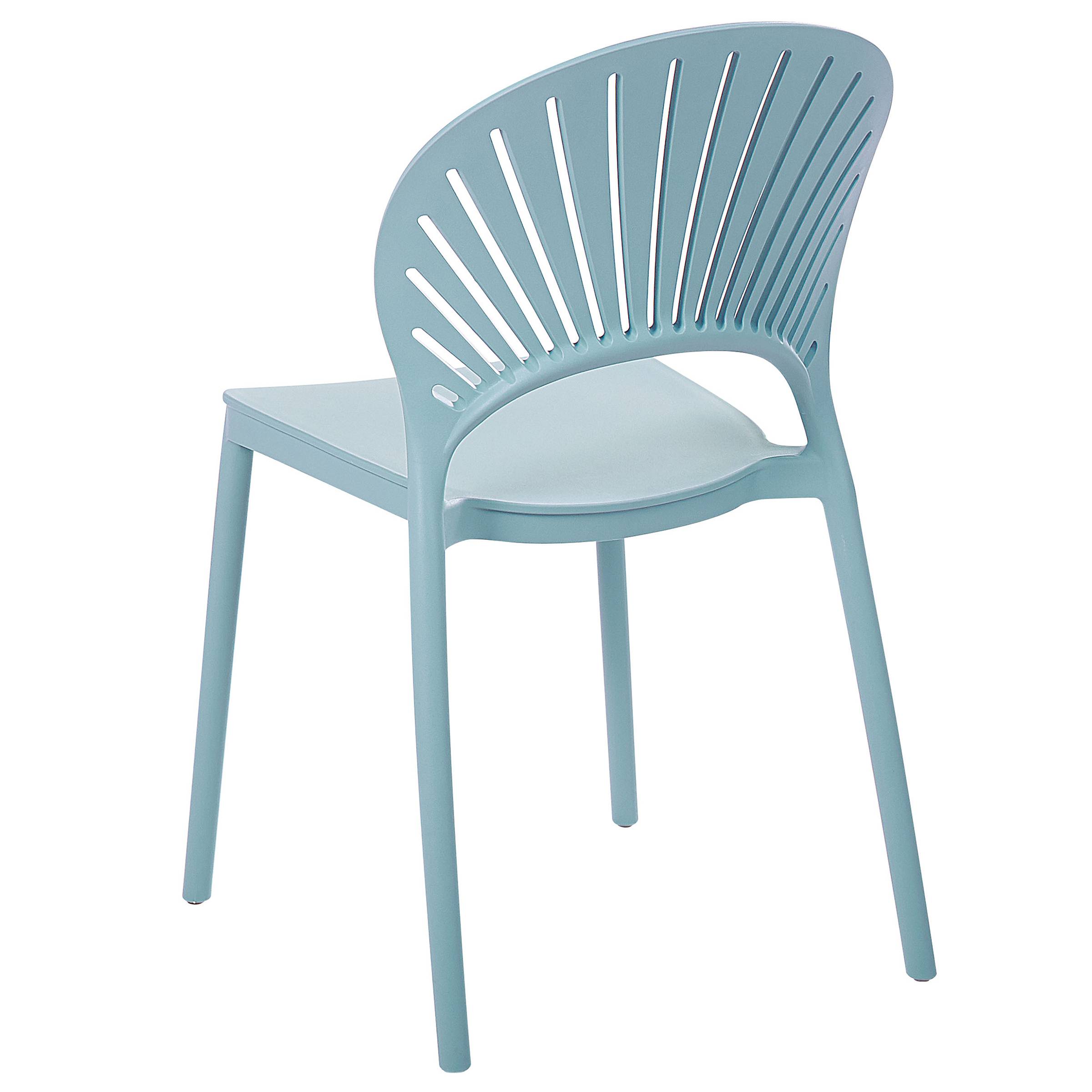 Beliani - Chaise de salle à manger Polypropylène Bleu clair OSTIA - Beliani - Imagen 6