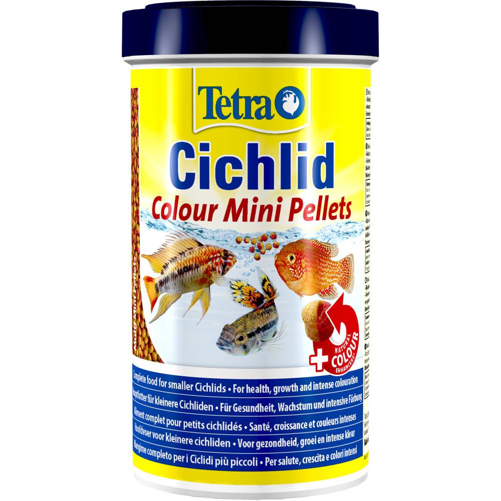 Tetra - Cichlid colour mini pellets 170 g 500 ml pour poisson Cichlidés - Image 2