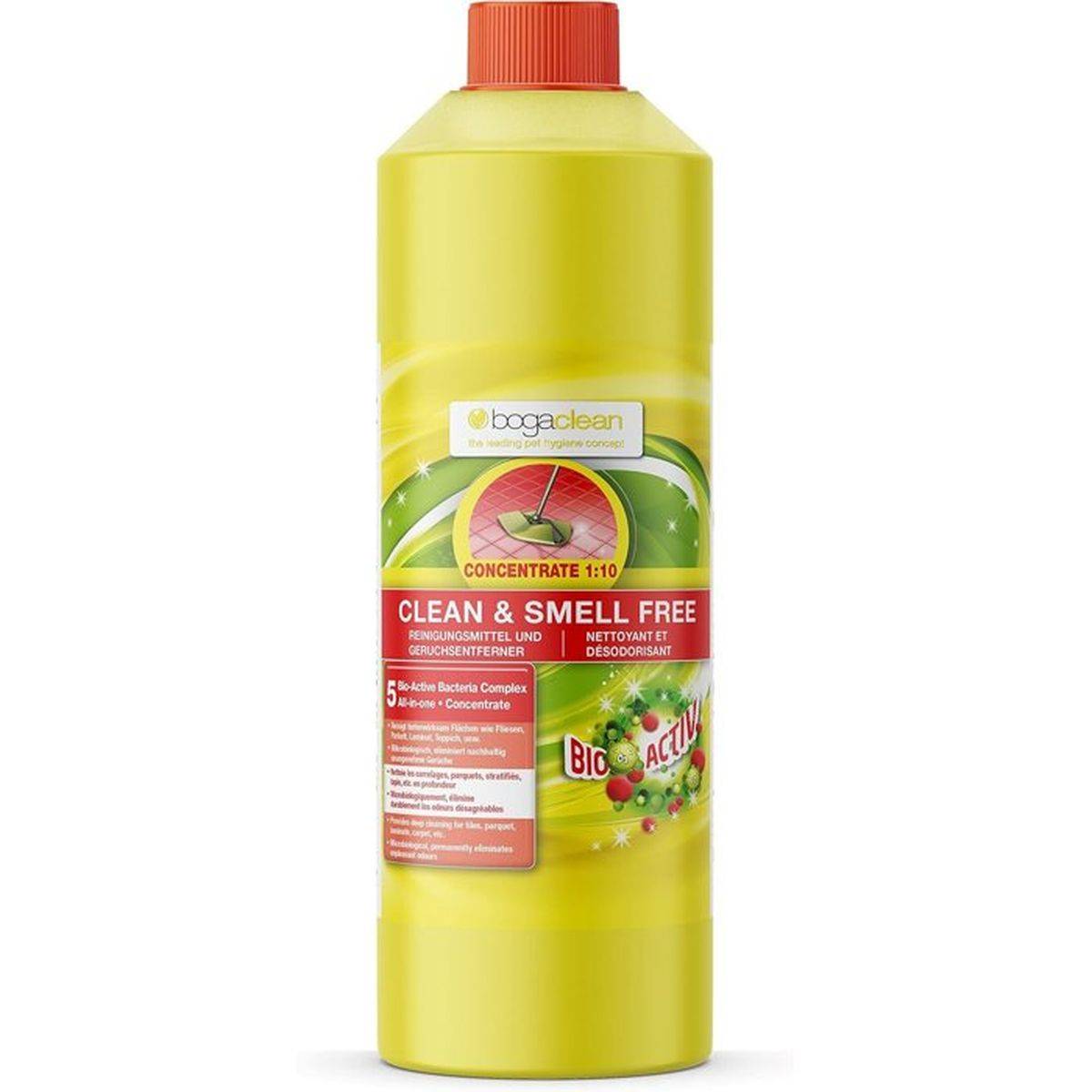 Nettoyant concentré désodorisant sans odeur pour animaux, bactériostatiques bio-actifs, 100 ml - VETOCANIS