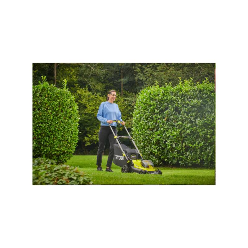 Ryobi - Tondeuse poussée RYOBI 18V Brushless - coupe 40cm - 2 batteries 4,0Ah - 1 chargeur rapide - RY18LMX40C-240 - Image 3